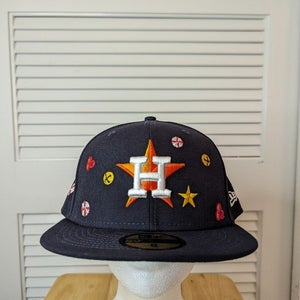 New Era Houston Astros Navy MLB Swirl 59FIFTY Fitted Hat