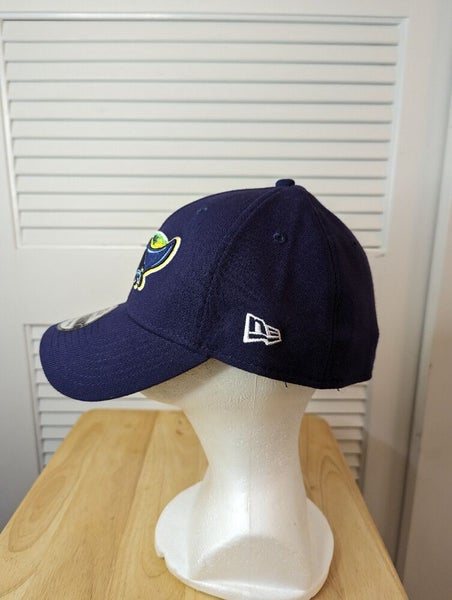 Tampa Bay Rays Hat Blue Adjustable Leather Strap Back Men's