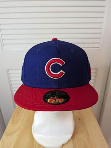 NWS Chicago Cubs Two Toned New Era 59fifty 7 1/4 MLB