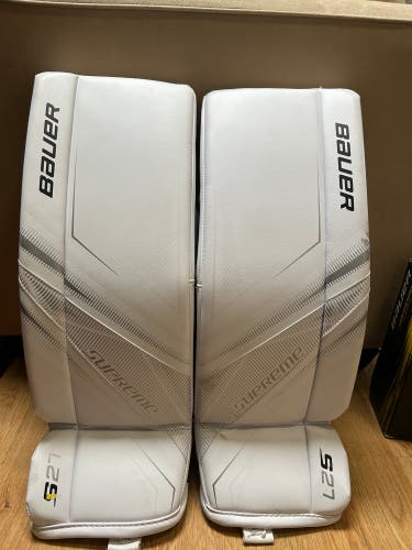 Bauer Supreme S27 Goalie Leg Pads JUNIOR MEDIUM