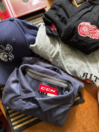 Apparel Bundle - RIT Tigers, Red Wings, Canucks, Manitoba Moose