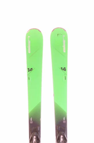 Used 2017 Elan Amphibio 14 Skis Elan ELX 11 Bindings Size 172 (Option 230788)