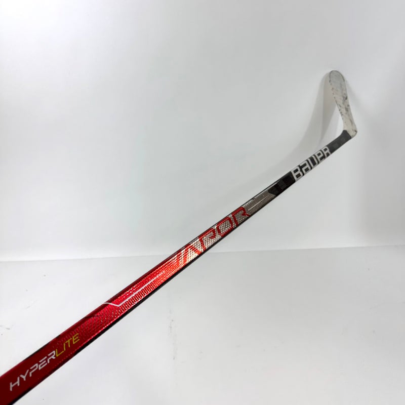 Repaired Left Handed Red Bauer Hyperlite | 70 Flex | P92 Curve | Grip | #A1152
