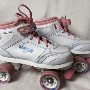 Chicago Youth Roller Skates Size 3 Color White Condition Used