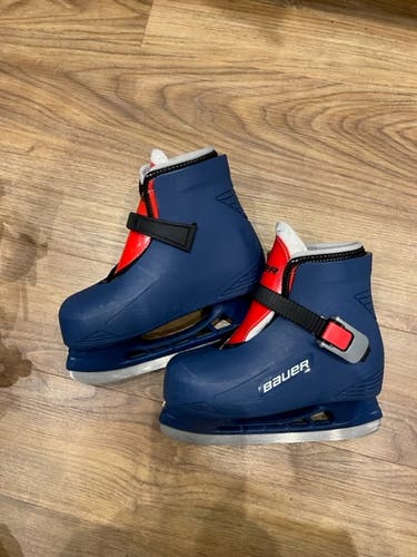 Used Youth Bauer Lil Champ Hockey Skates (Regular) - Size: 10/11