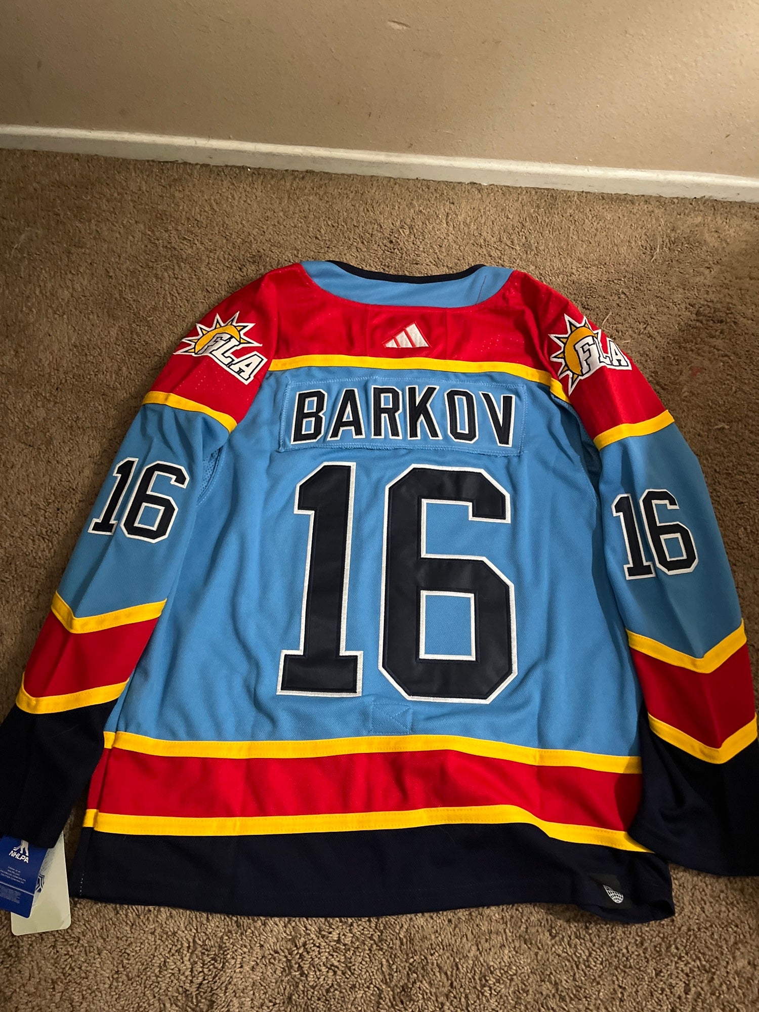 Authentic Reebok Adult Aleksander Barkov Third Jersey - NHL 16