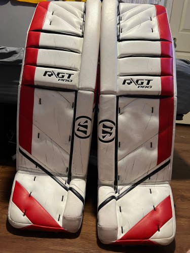 Used 36” warrior ritual GT Pro goalie leg pads