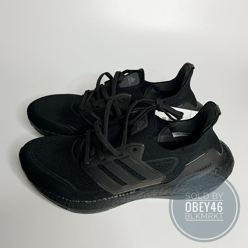 Adidas Ultraboost 2021 Triple Black FY0306 Running Shoes  9