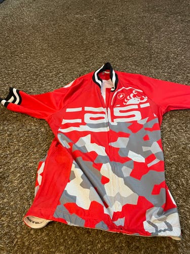 Red Used Castellic Medium Men's Jersey Pearl iZUMi bundle