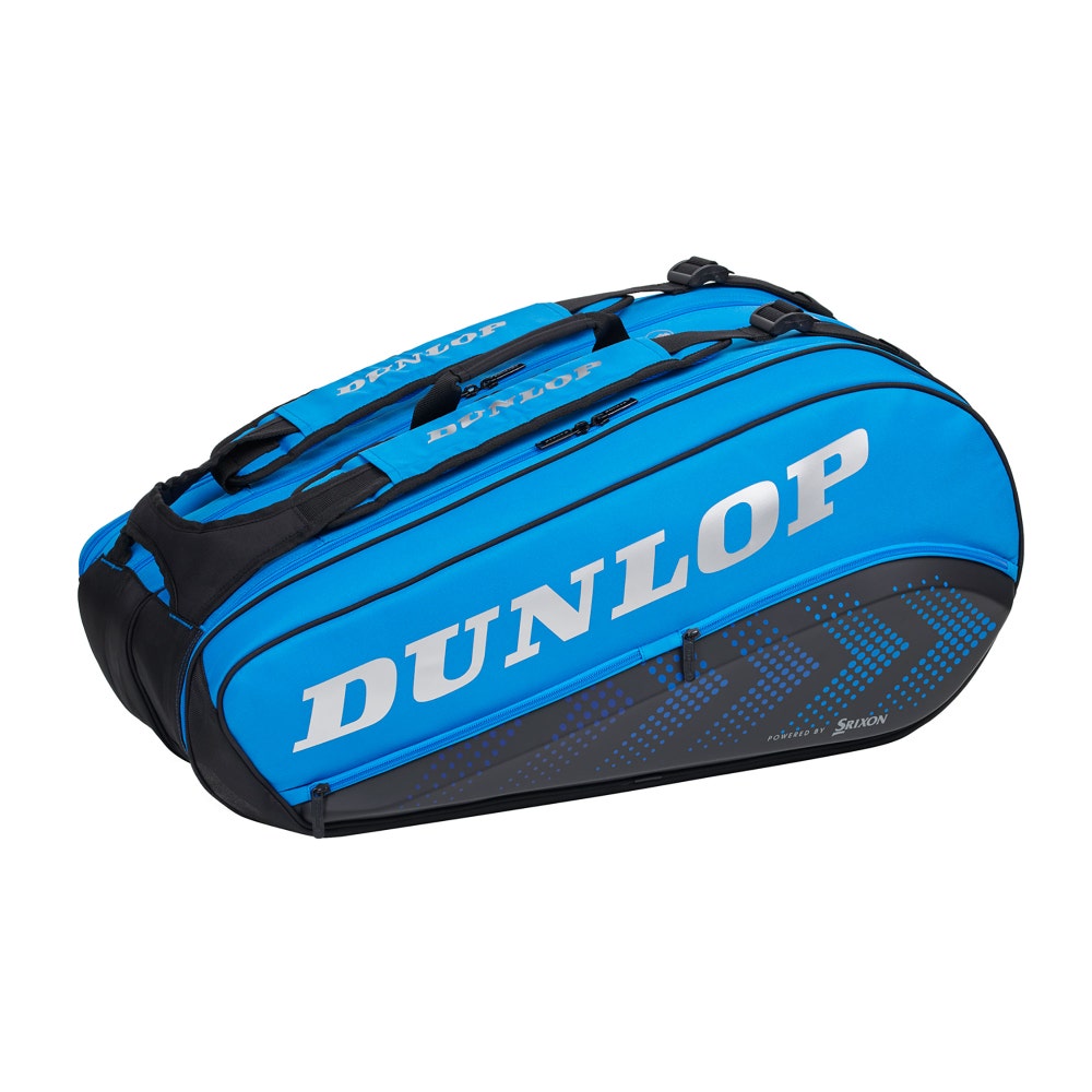 Dunlop FX Perform Black Blue 8-Racquet Tennis Bag