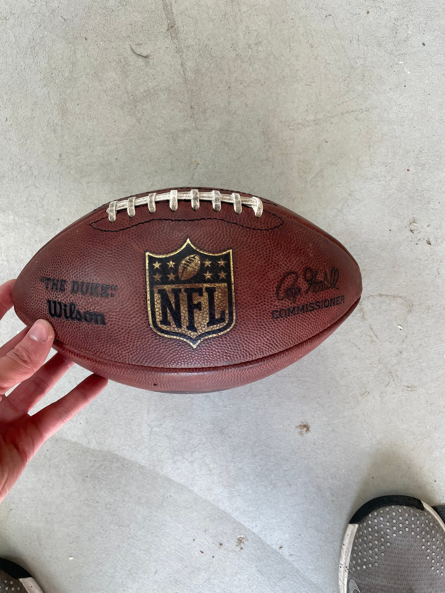 Wilson The Duke Official NFL Authentic Game Ball Leather Football