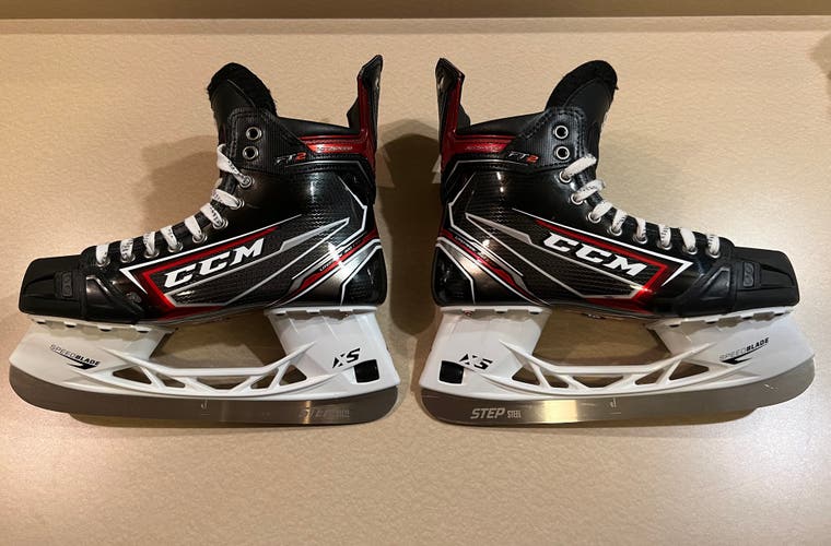 CCM Jetspeed FT2 Hockey Skates Pro Stock Sz 7.5 Senior