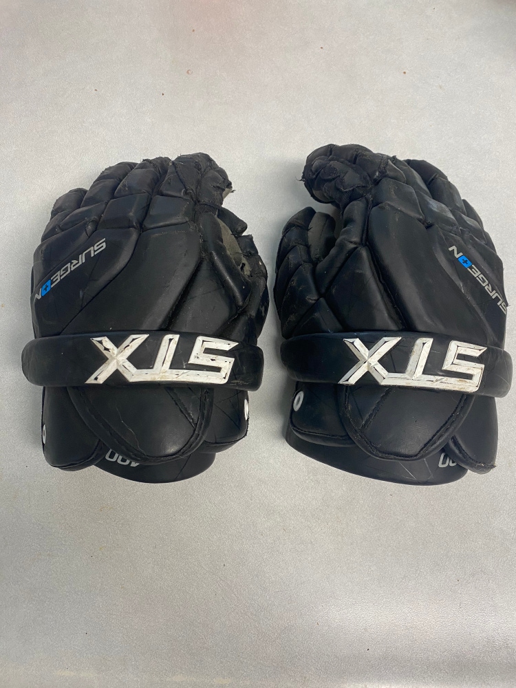 Used Player's STX  Surgeon 400 Lacrosse Gloves
