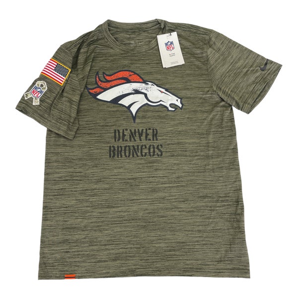 Denver Broncos Nike Salute to Service Dri Fit Men's Shirt Green Size Medium  New