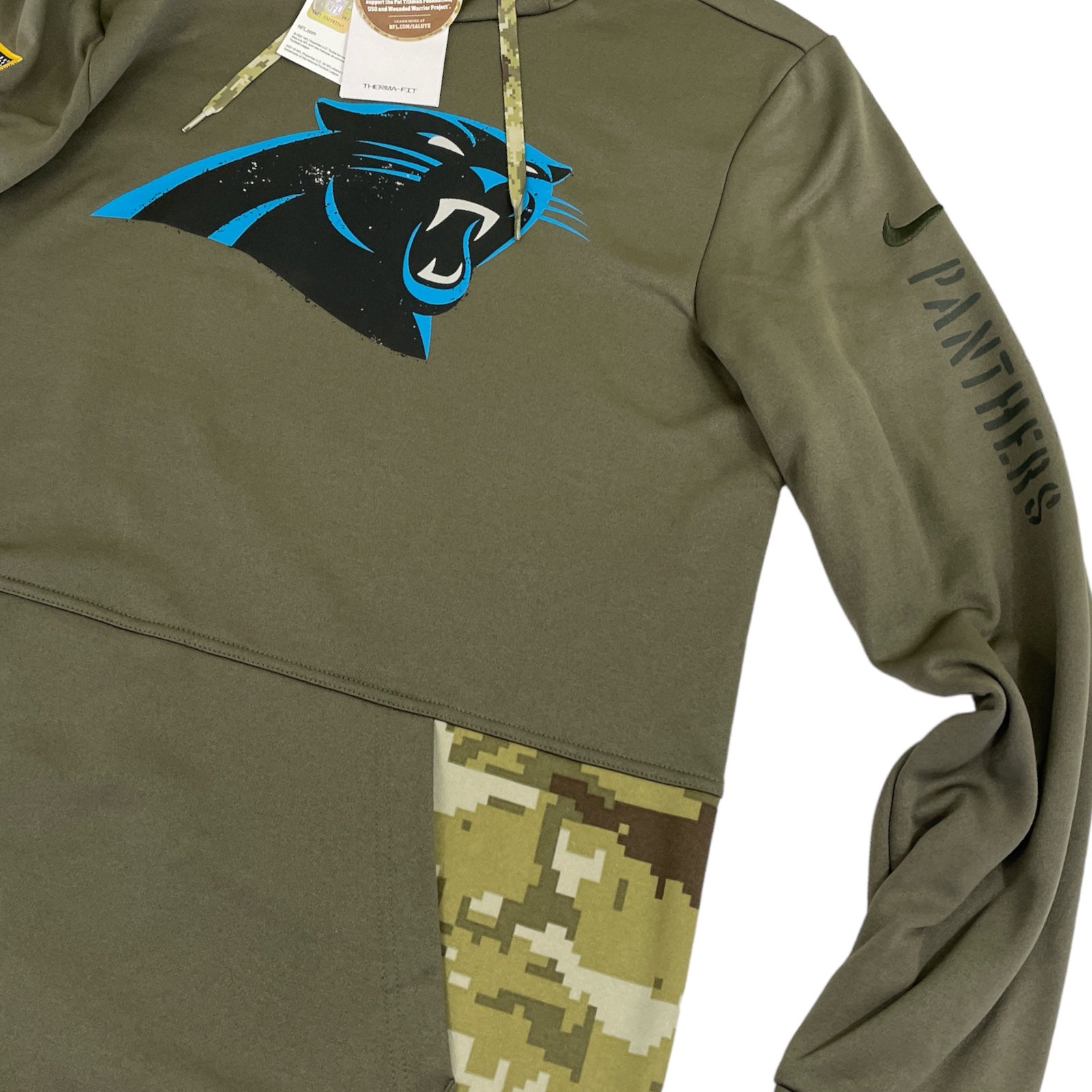 Carolina Panthers Nike Salute to Service Men's Sweatshirt Green Size Medium  New