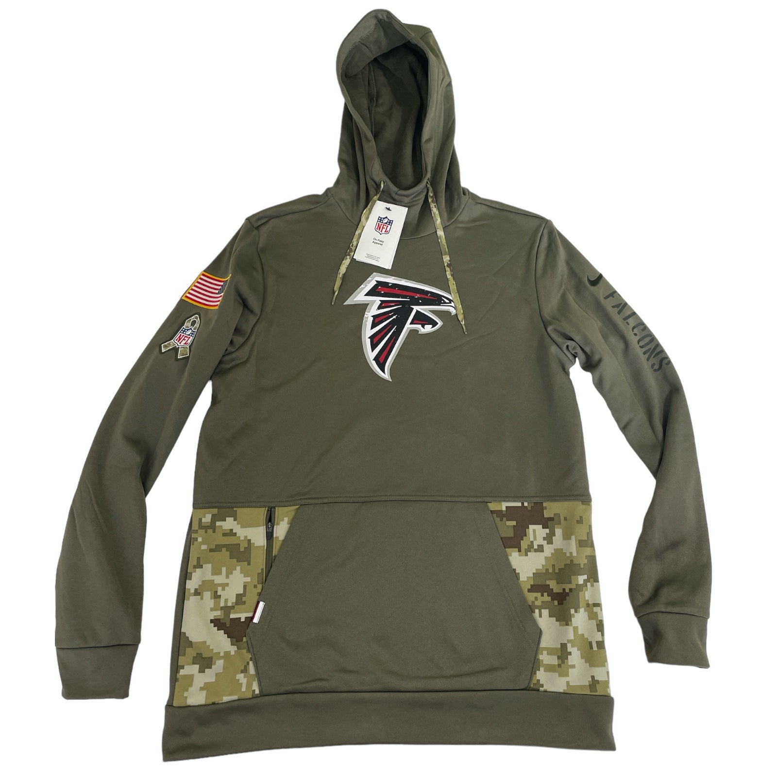 Atlanta Falcons Fanatics Branded Winter Camp Pullover Hoodie - Red