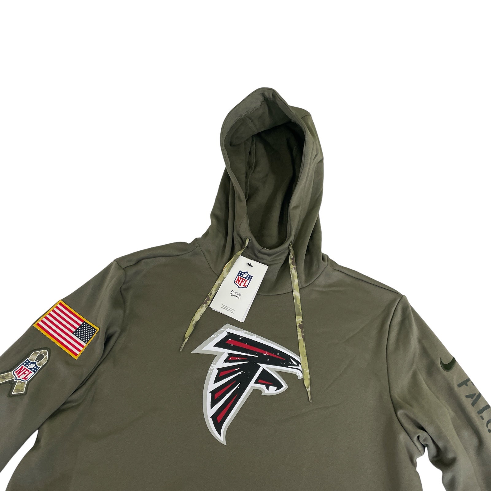 Nike Youth Atlanta Falcons Salute to Service Hoodie - Camouflage - L