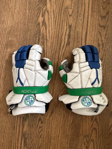 Used Player's CUSTOM Epoch Integra LE Lacrosse Gloves Large