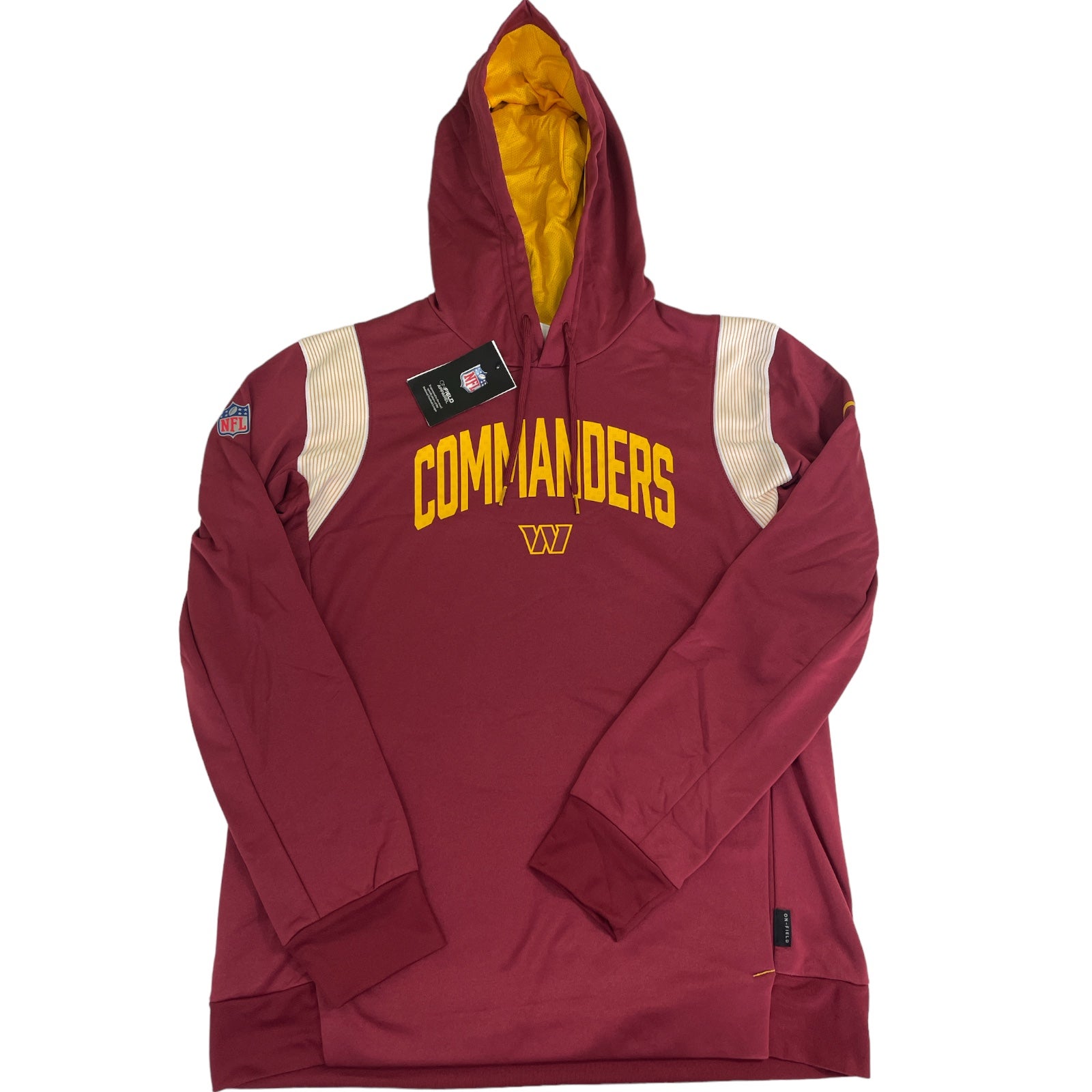 Washington Commanders Nike Men's NFL Pullover Hoodie in Red, Size: Small | 00C0077K9E-05H