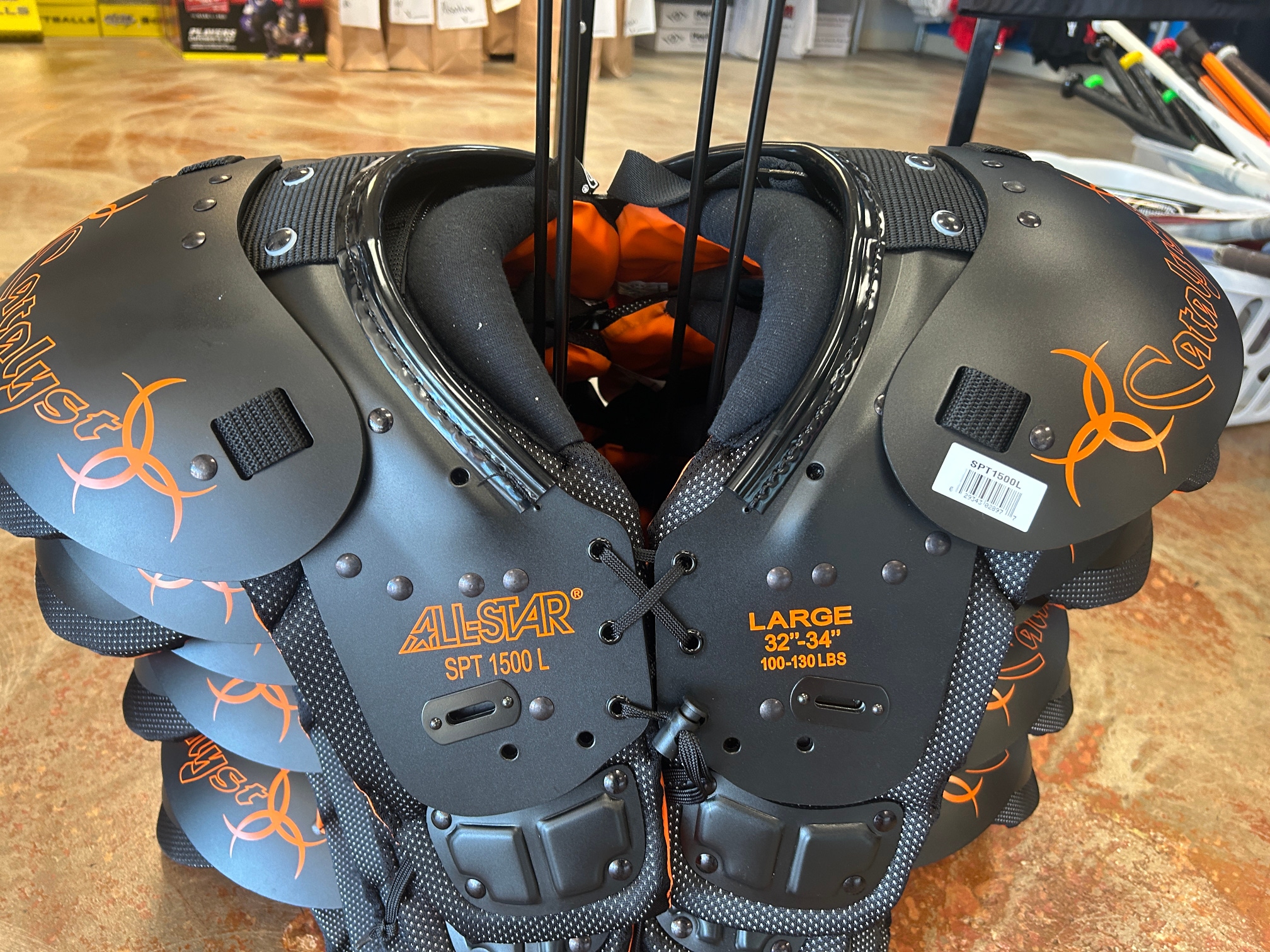 New Youth Large All-Star Shoulder Pads SPT 1500