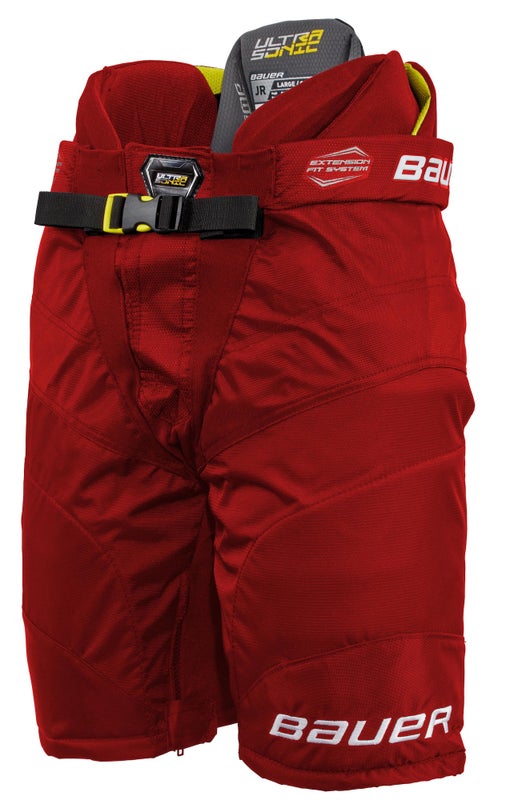 NEW Bauer Supreme Ultrasonic Pants, Red, Jr. Large