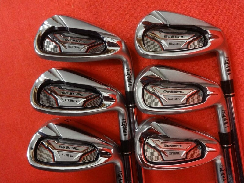 HONMA Be ZEAL 535 6-11 Iron Set RH Right Handed NS Pro 950GH Regular Flex  Steel