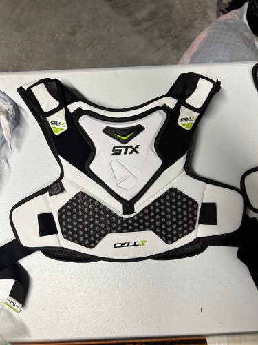 New Large STX Cell V Shoulder Pads