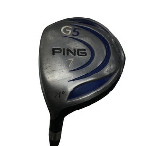 Used Ping G5 7 Wood Stiff Flex Graphite Shaft Fairway Woods