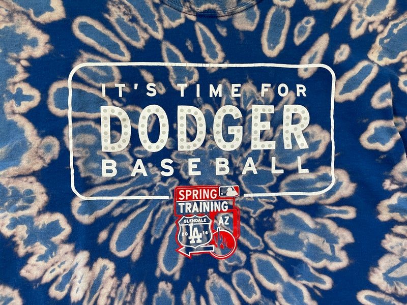 Los Angeles Dodgers MLB BASEBALL SPRING TRAINING TIE DYE Size Large T Shirt!