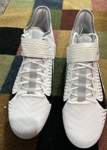 NEW Nike Alpha Menace Pro 2 Mid White Football Cleats BV3951-100 Size 16 WIDE