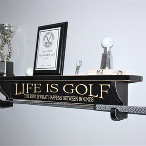 Golf Club Display and Shelf