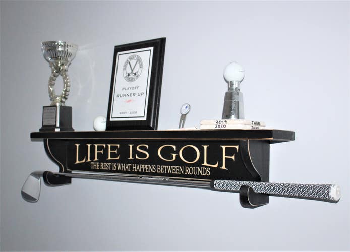 Golf Club Display and Shelf