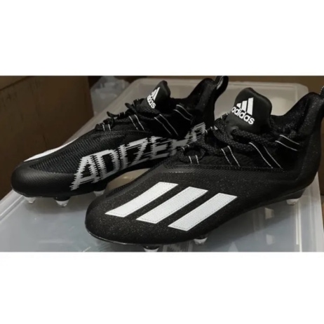 Adidas Adizero 21 Detachable Football Cleats Size 9 Black White GW7992