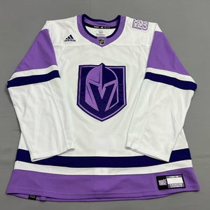 adidas Jets Hockey Fights Cancer Jersey - White