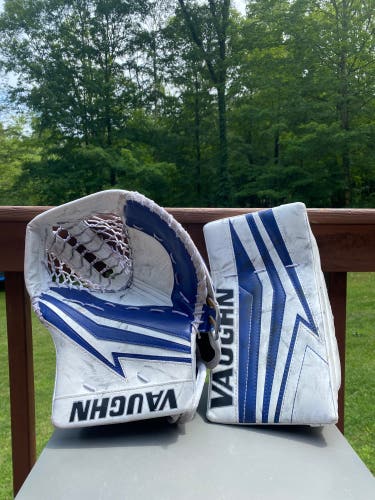 Used Regular  Velocity V9 Glove And Blocker Set