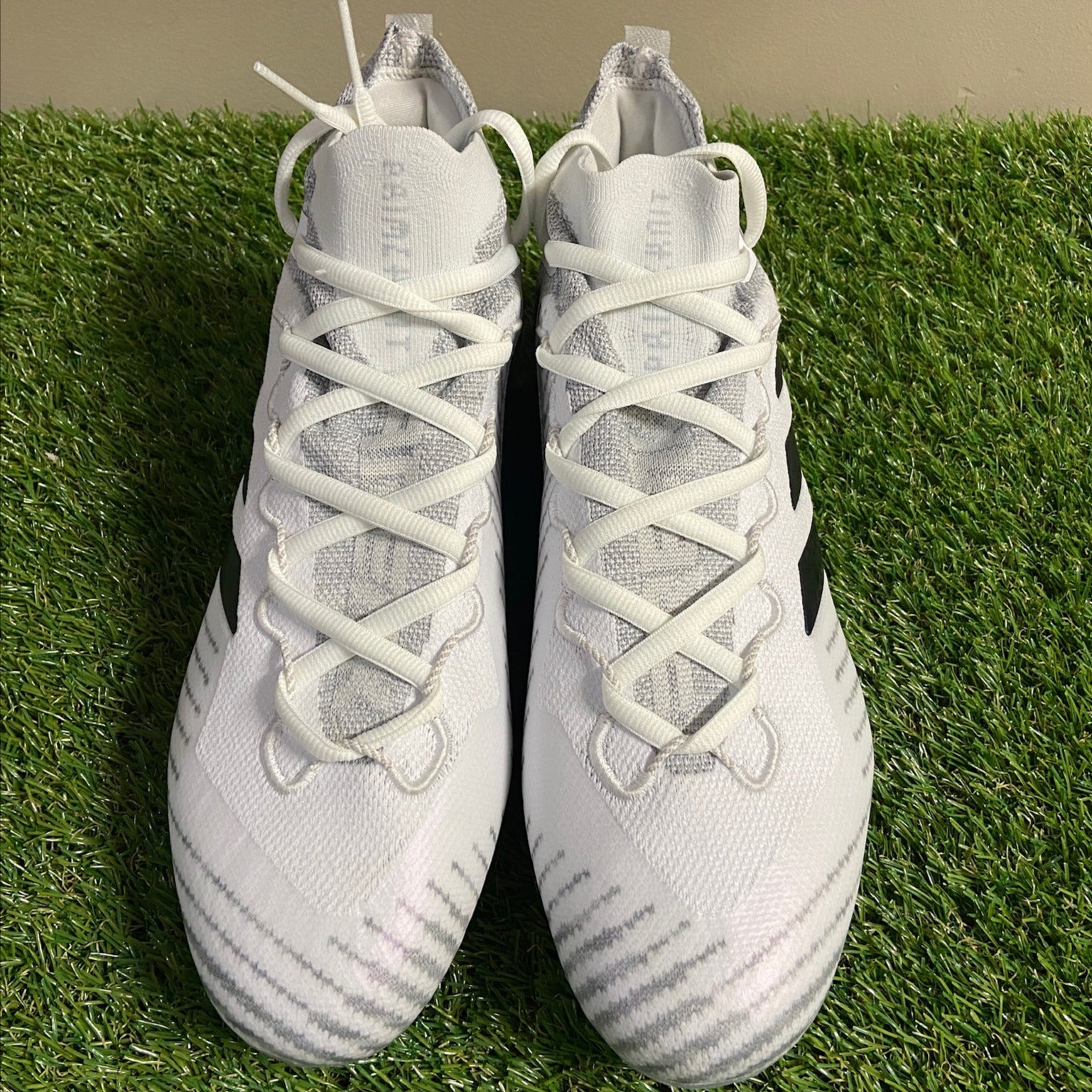 Adidas Freak Ultra Boost Primeknit Football Cleats Men Sz 12.5 White Gray FX1296 Adidas Freak Ultra Boost Primeknit Football | Mercari main image 2