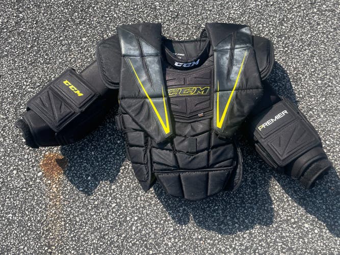 Used Large CCM Premier Pro Goalie Chest Protector