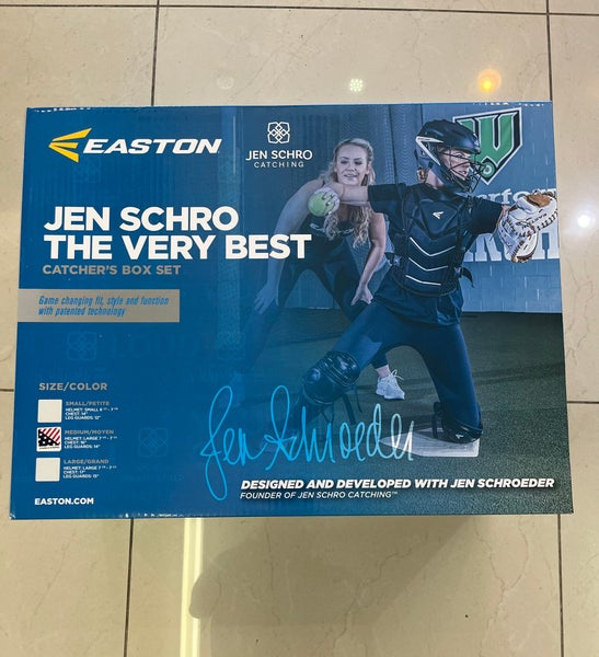 Easton Jen Schro The Very Best Stars & Stripes Fastpitch Softball Catcher's Box Set