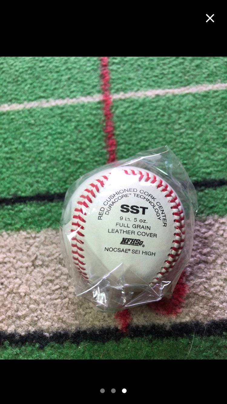 Wilson Baseballs SST/NFHS One Dozen New Full Grain Leather Covered With Box