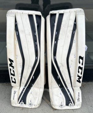 Used CCM Premier R1.5 Hockey Goalie Leg Pads (23")
