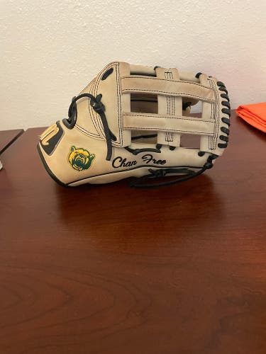 Used custom outfield glove
