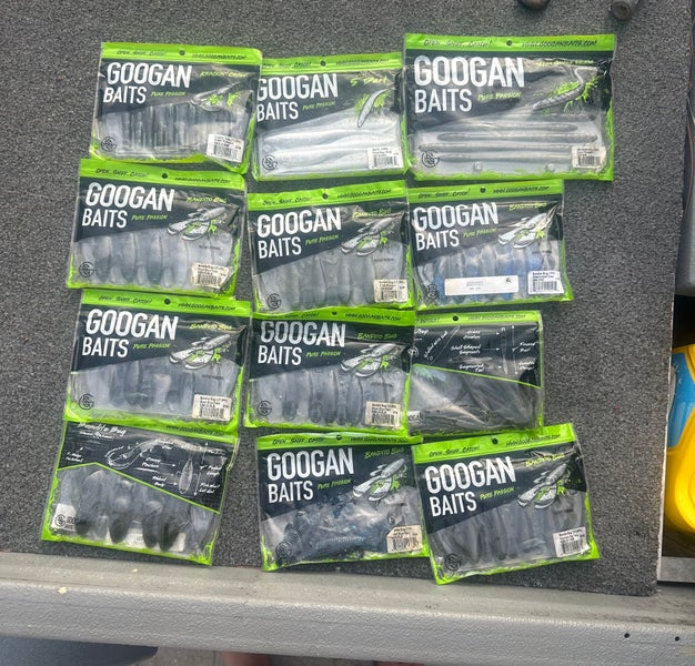 12 packs of Googan baits