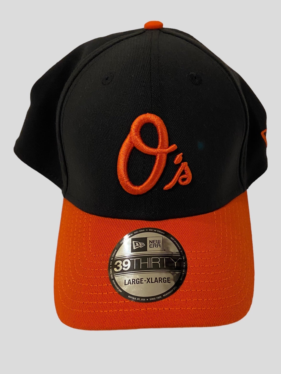 New Era Men's Baltimore Orioles 39Thirty Classic Black Stretch Fit