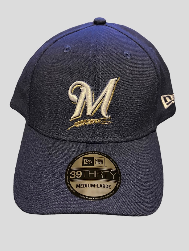 MLB Milwaukee Brewers New Era 39Thirty Hat Size Medium-Large * NEW NWT