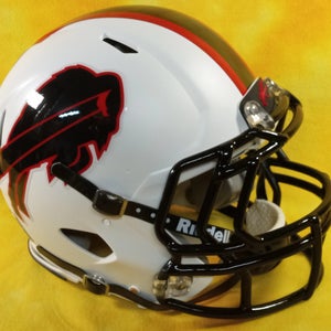 Buffalo Bills super custom fullsize football helmet Riddell Speed large red/black/white