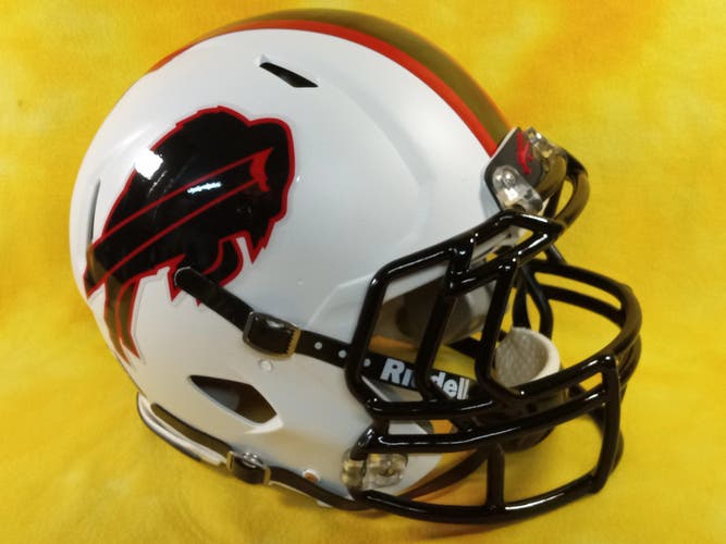 Buffalo Bills super custom fullsize football helmet Riddell Speed large red/black/white