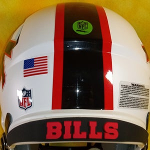Buffalo Bills super custom fullsize football helmet Riddell Speed large red/black/white