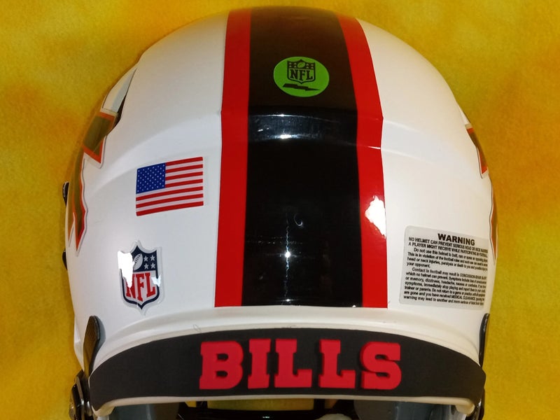 Buffalo Bills Helmet (2002-2010) - Red helmet, blue leaping