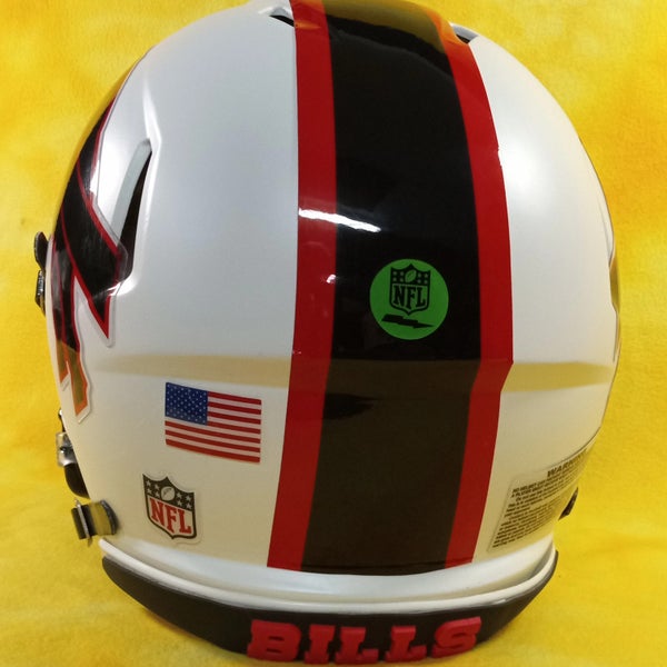 Buffalo Bills super custom fullsize football helmet Riddell Speed large  red/black/white