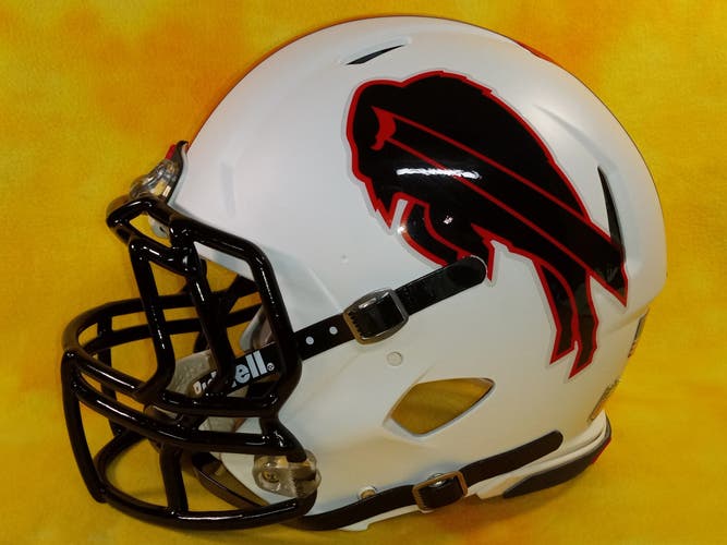 Buffalo Bills super custom fullsize football helmet Riddell Speed large red/black/white